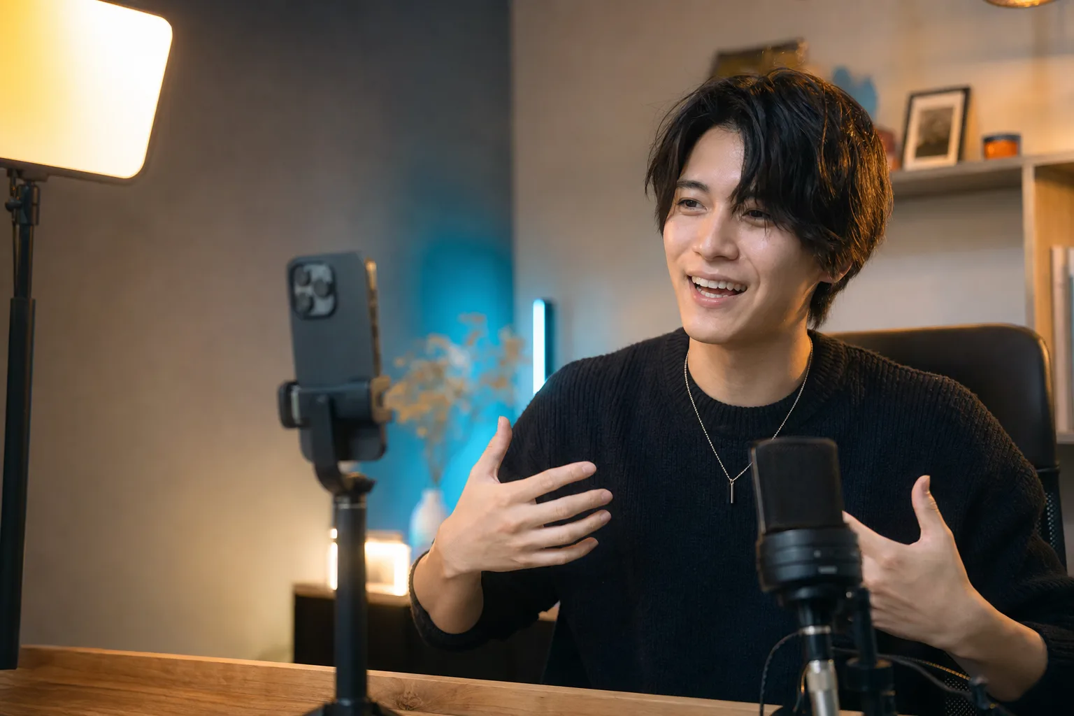 TikTok LIVE配信中のクリエイター