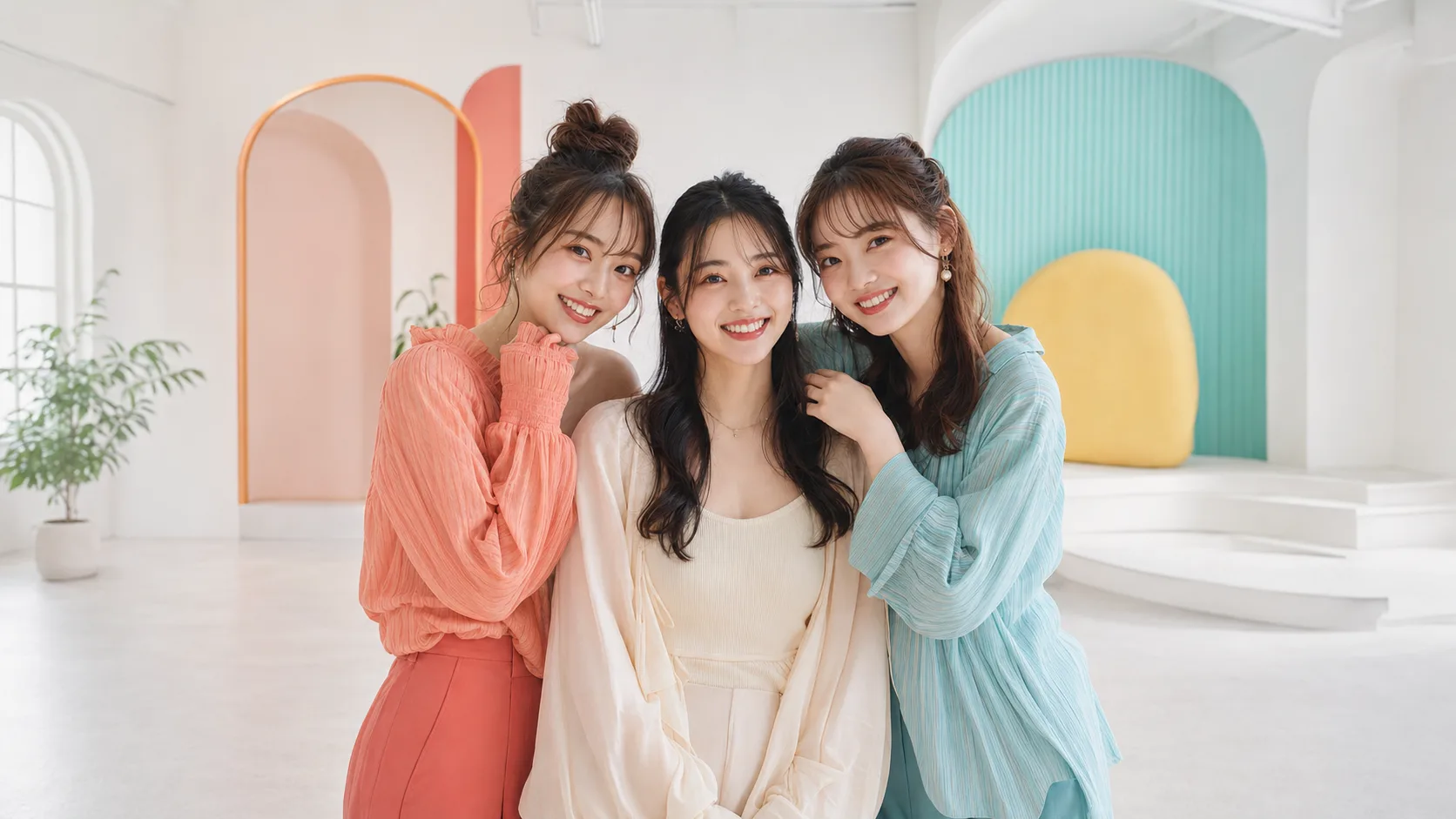 LUA LIVEの女性ライバー3人